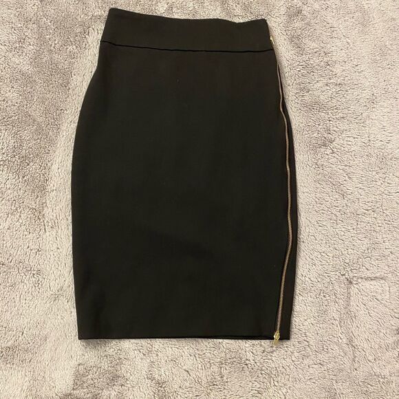 Express full length one side zipper skirt, size 00 - Picture 1 of 8